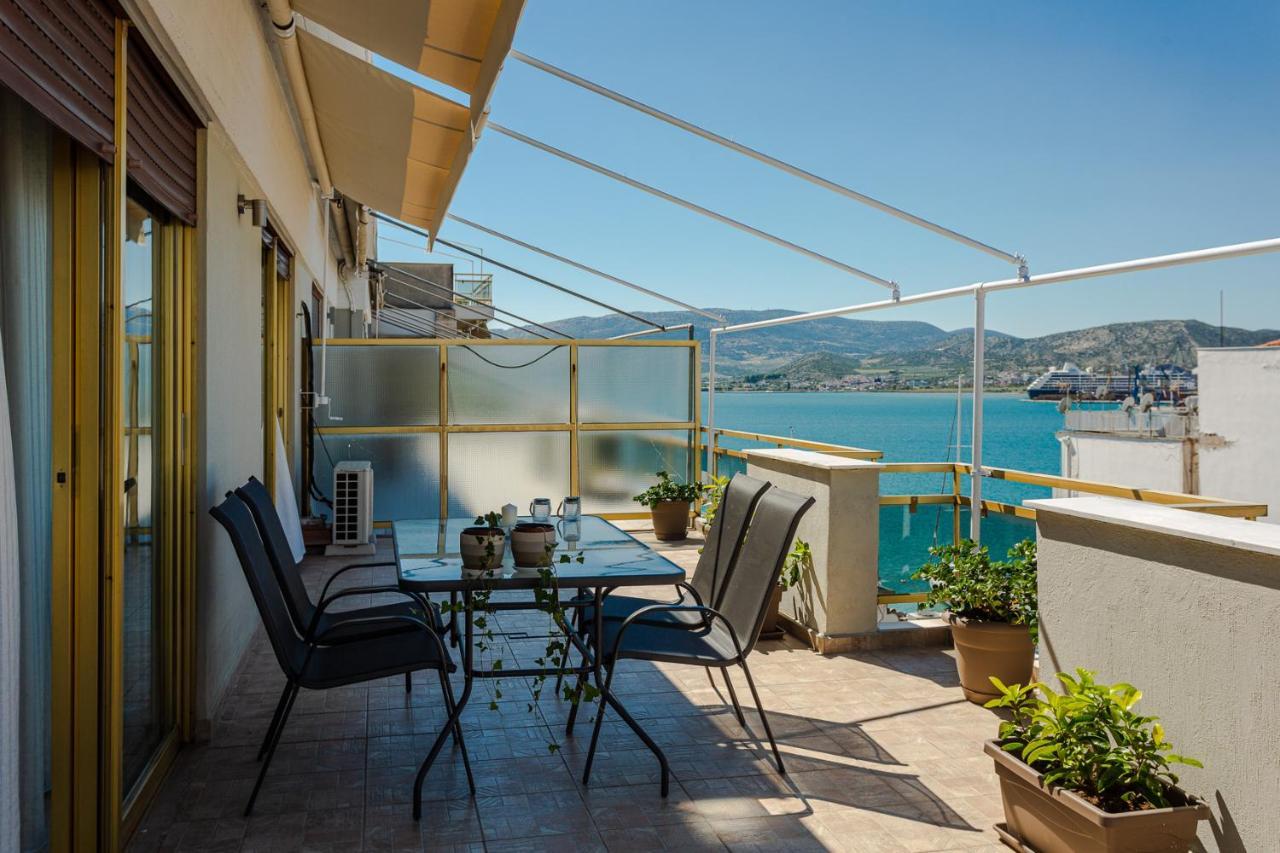 Cozy Seaside Penthouse With Sea & Mountain View. Apartamento Volos Exterior foto