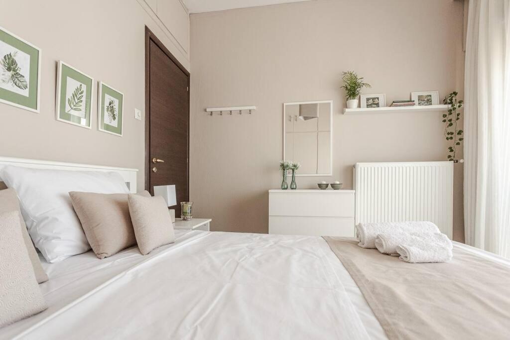 Cozy Seaside Penthouse With Sea & Mountain View. Apartamento Volos Exterior foto